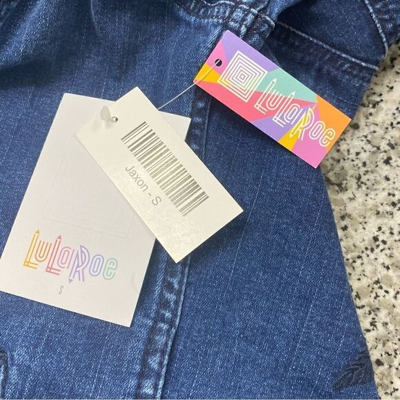 LULAROE JAZON DENIM JACKET - Picture 9 of 11